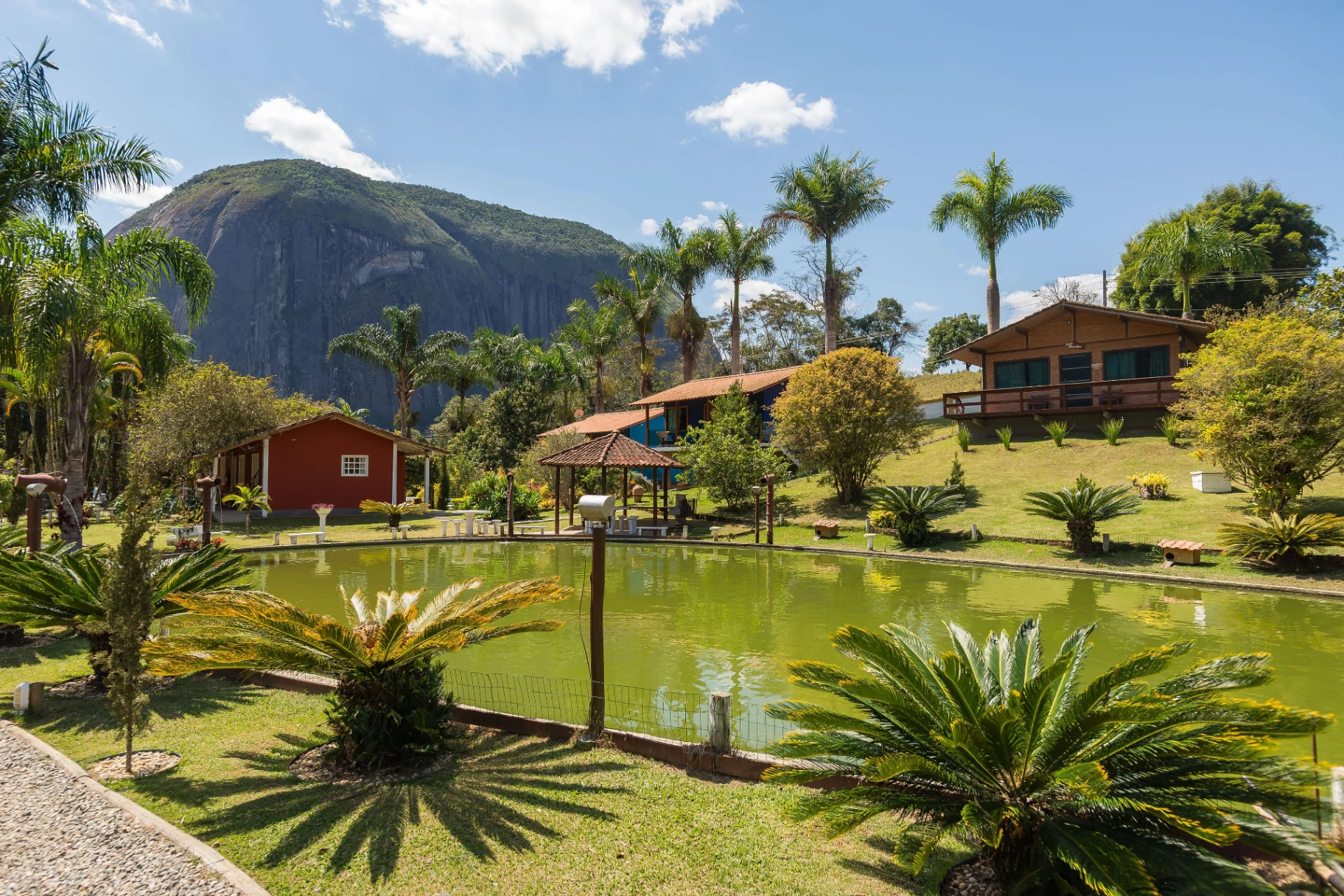 Vista aérea completa do Minha Glória Hotel Boutique