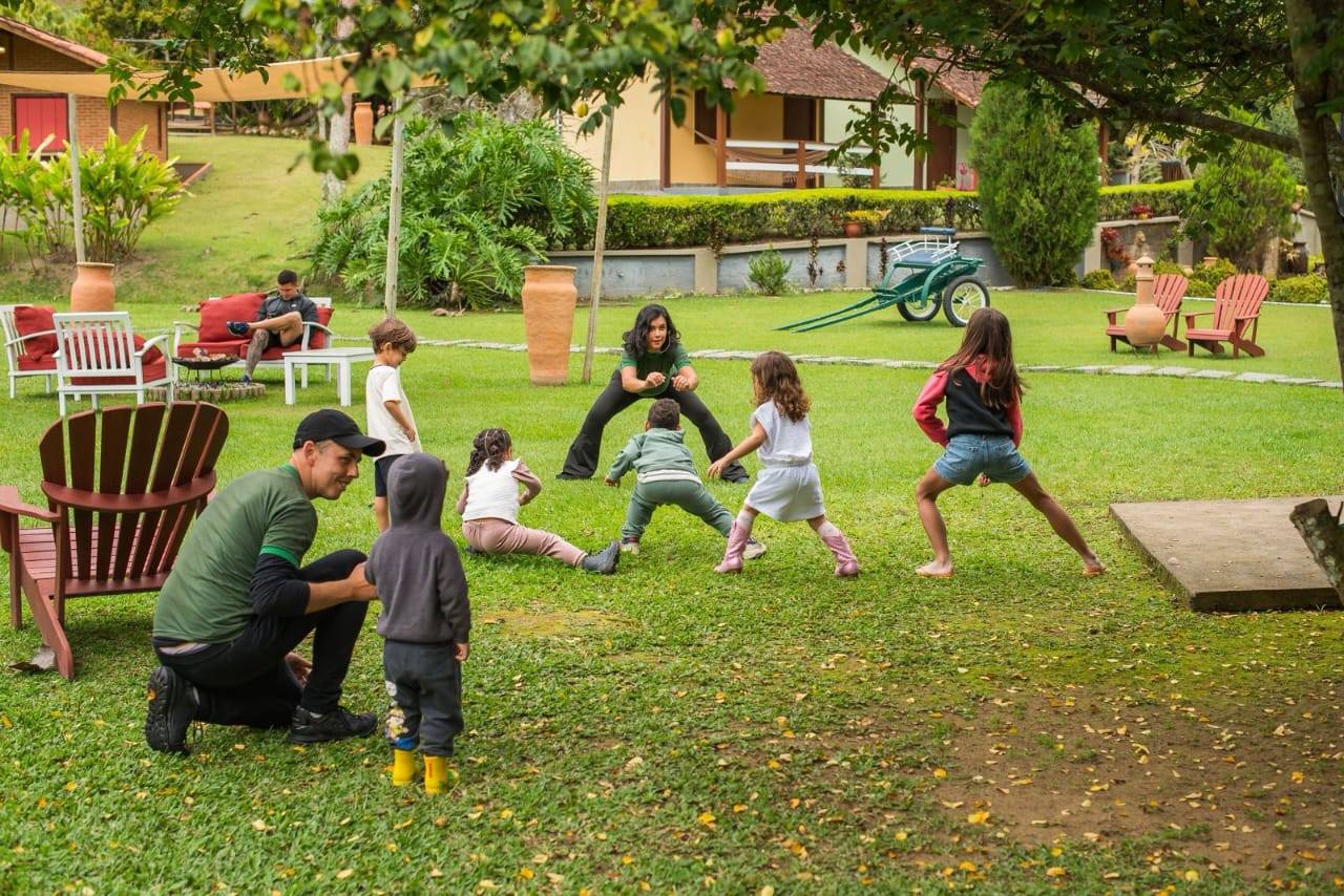 Recreação infantil ao ar livre